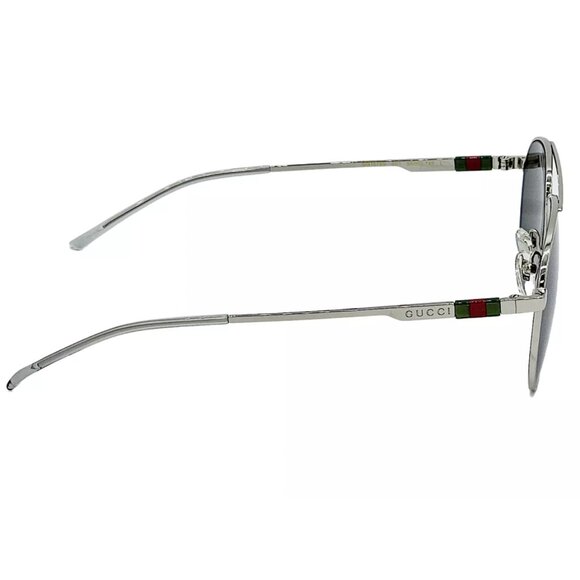 GUCCI Men's GG1679S-001 Silver / Grey Tinted Sunglasses - Picture 6 of 7